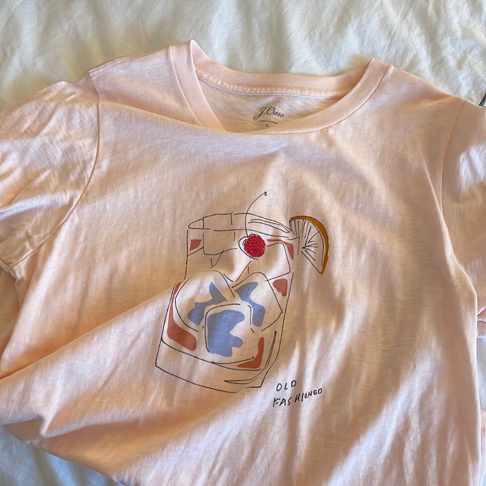 J. CREW boxy tee.